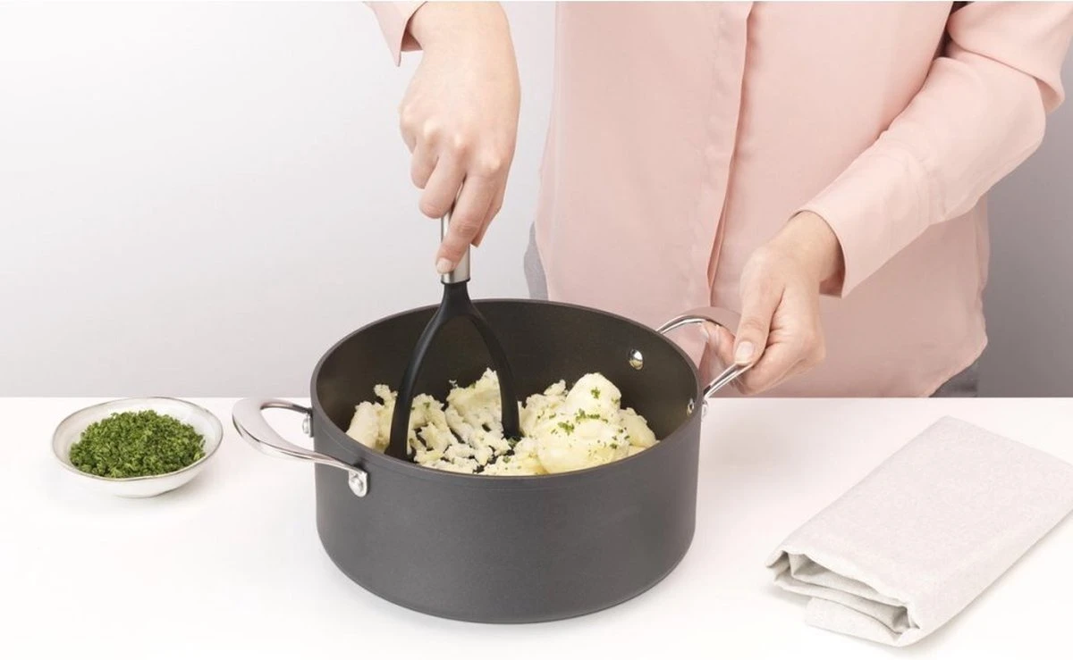 Brabantia Profile Pureestamper - Anti-aanbak - RVS 4 Brabantia Profile Pureestamper - Anti-aanbak - RVS - Afbeelding 2