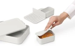 Brabantia Make & Take Bento Lunchbox Incl Bentobox - Large - Kunststof - Light Grey -Brabantia 1200x744 1