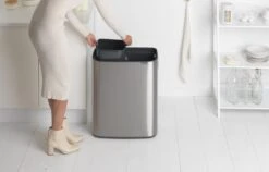 Brabantia Bo Touch Bin Prullenbak - 2 X 30 L - Matt Steel Fingerprint Proof -Brabantia 1200x766 11