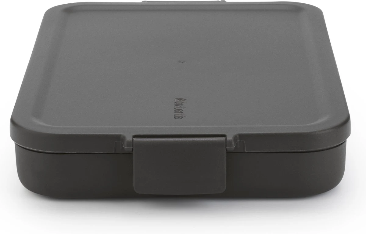 Brabantia Make & Take Lunchbox - Plat - Kunststof - Dark Grey 15 Brabantia Make & Take Lunchbox - Plat - Kunststof - Dark Grey - Afbeelding 13