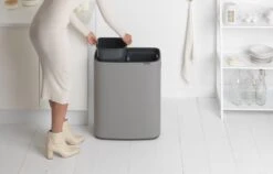 Brabantia Bo Touch Bin Prullenbak - 2 X 30 L - Mineral Concrete Grey -Brabantia 1200x766 17