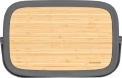 Brabantia Nic Broodtrommel - Met Bamboe Deksel - Dark Grey 24 Brabantia Nic Broodtrommel - Met Bamboe Deksel - Dark Grey -Brabantia 1200x766 20