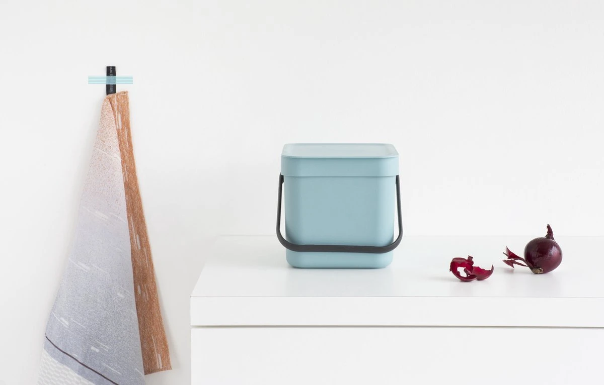 Brabantia Sort & Go Prullenbak - 6 L - Mint 11 Brabantia Sort & Go Prullenbak - 6 L - Mint - Afbeelding 9