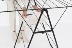 Brabantia HangOn Droogrek Inklapbaar - 15 Meter - Matt Black -Brabantia 1200x800 101