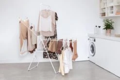 Brabantia HangOn Droogrek Inklapbaar - 25 Meter - Met Stang - White -Brabantia 1200x800 108