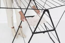 Brabantia HangOn Droogrek Inklapbaar - 20 Meter - Matt Black -Brabantia 1200x800 127