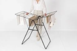 Brabantia HangOn Droogrek Inklapbaar - 20 Meter - Matt Black -Brabantia 1200x800 128