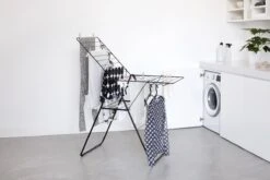 Brabantia HangOn Droogrek Inklapbaar - 20 Meter - Matt Black -Brabantia 1200x800 130