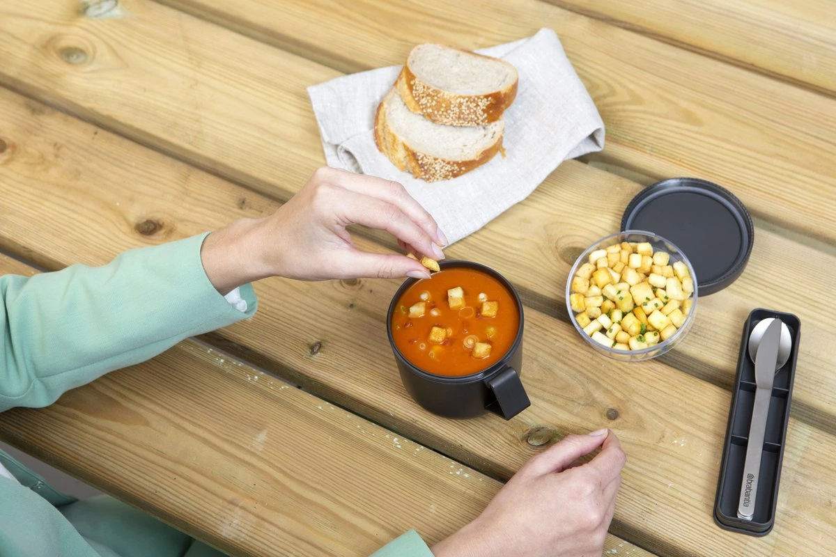 Brabantia Make & Take Bestekset - 3-delig - Dark Grey 12 Brabantia Make & Take Bestekset - 3-delig - Dark Grey - Afbeelding 10