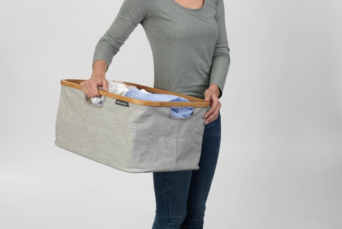 Brabantia Opvouwbare Wasmand - 40 L - Grey 7 Brabantia Opvouwbare Wasmand - 40 L - Grey - Afbeelding 5