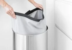 Brabantia Wasmand - 60 L - Matt Steel Met Kunststof Deksel -Brabantia 1200x827