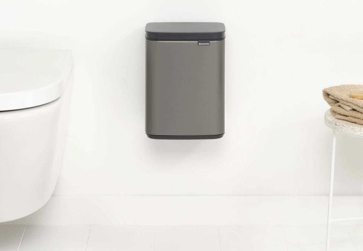 Brabantia Bo Prullenbak - 4 L - Platinum 13 Brabantia Bo Prullenbak - 4 L - Platinum - Afbeelding 11