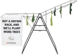 Brabantia HangOn Droogrek Inklapbaar - 25 Meter - Matt Black -Brabantia 1200x868 2