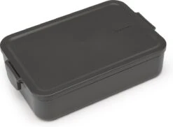 Brabantia Make & Take Bento Lunchbox Incl Bentobox - Large - Kunststof - Dark Grey -Brabantia 1200x886