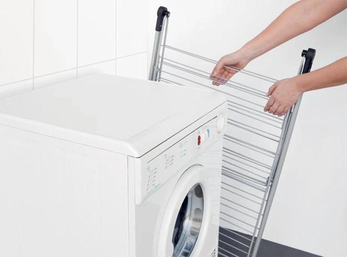 Brabantia Droogrek Inklapbaar T Model - 20 M - Metallic Grey 21 Brabantia Droogrek Inklapbaar T Model - 20 M - Metallic Grey - Afbeelding 19