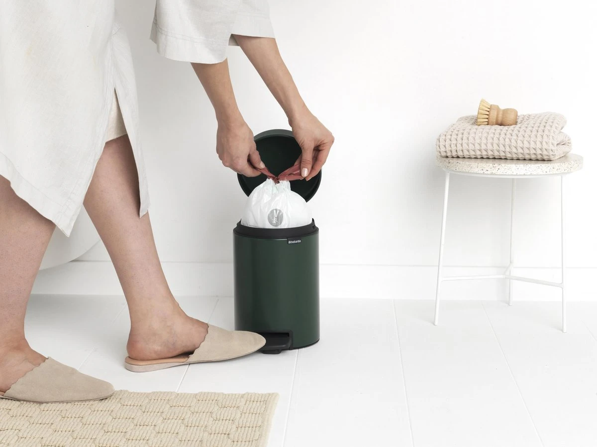 Brabantia NewIcon Prullenbak - 3 L - Pine Green 7 Brabantia NewIcon Prullenbak - 3 L - Pine Green - Afbeelding 5