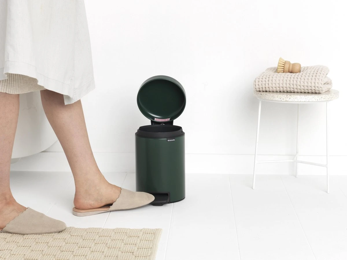 Brabantia NewIcon Prullenbak - 3 L - Pine Green 10 Brabantia NewIcon Prullenbak - 3 L - Pine Green - Afbeelding 8