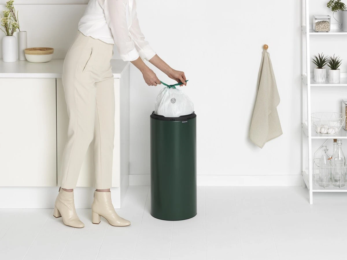 Brabantia Touch Bin Prullenbak - 30 L - Pine Green 8 Brabantia Touch Bin Prullenbak - 30 L - Pine Green - Afbeelding 6