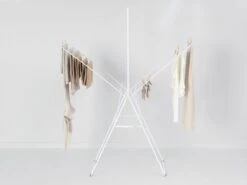 Brabantia HangOn Droogrek Inklapbaar - 25 Meter - Met Stang - White -Brabantia 1200x900 100