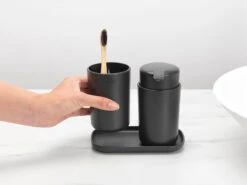 Brabantia ReNew Badkameraccessoires Set - 3-delig - Dark Grey -Brabantia 1200x900 168