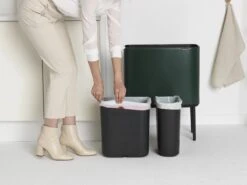 Brabantia Afvalemmer Bo Touch Bin Pine Green, 11 + 23 L -Brabantia 1200x900 40