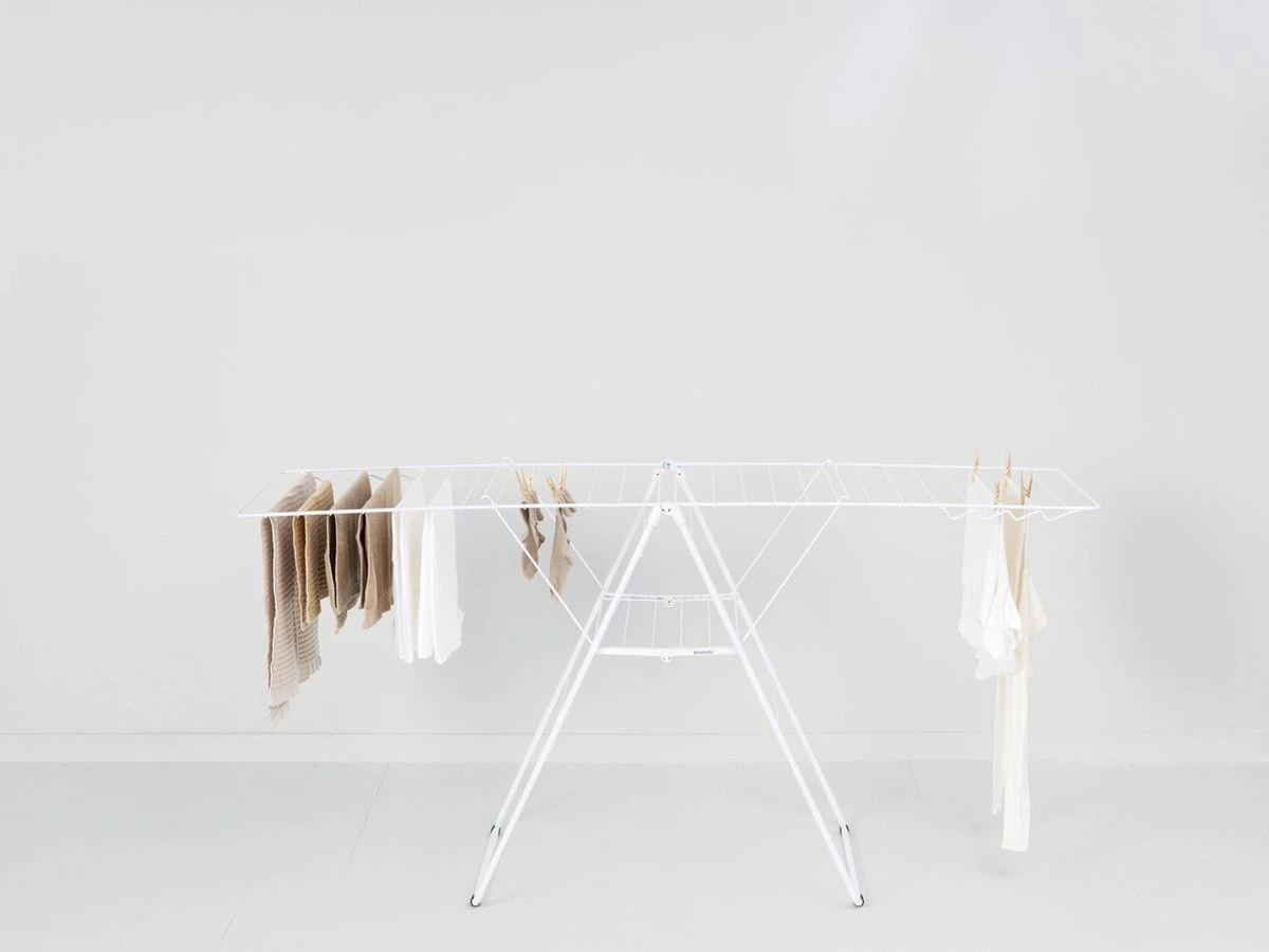 Brabantia HangOn Droogrek Inklapbaar - 25 Meter - White 5 Brabantia HangOn Droogrek Inklapbaar - 25 Meter - White - Afbeelding 3