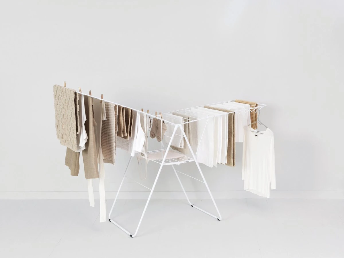 Brabantia HangOn Droogrek Inklapbaar - 25 Meter - White 6 Brabantia HangOn Droogrek Inklapbaar - 25 Meter - White - Afbeelding 4