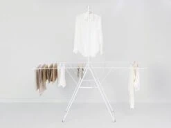 Brabantia HangOn Droogrek Inklapbaar - 25 Meter - Met Stang - White -Brabantia 1200x900 97