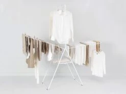 Brabantia HangOn Droogrek Inklapbaar - 25 Meter - Met Stang - White -Brabantia 1200x900 98