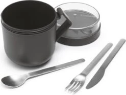 Brabantia Make & Take Soepbeker - 0,6 L - Kunststof - Dark Grey -Brabantia 1200x902 3