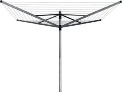 Brabantia Lift-O-Matic Droogmolen Met Grondanker - 50 M - Metallic Grey -Brabantia 1200x905 2