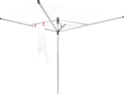 Brabantia Lift-O-Matic Droogmolen Met Grondanker En Beschermhoes - 50 M - Metallic Grey -Brabantia 1200x914