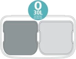 Brabantia Bo Touch Bin Prullenbak - 2 X 30 L - Metallic Mint -Brabantia 1200x935 1
