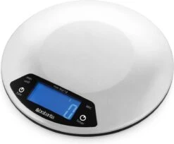 Brabantia Profile Keukenweegschaal - Rond - Met Kookwekker - RVS 16 Brabantia Profile Keukenweegschaal - Rond - Met Kookwekker - RVS -Brabantia 1200x991