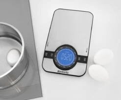 Brabantia Profile Keukenweegschaal - Rechthoekig - Met Kookwekker - RVS -Brabantia 1200x997