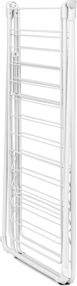 Brabantia HangOn Droogrek Inklapbaar - 25 Meter - Met Stang - White -Brabantia 324x1200