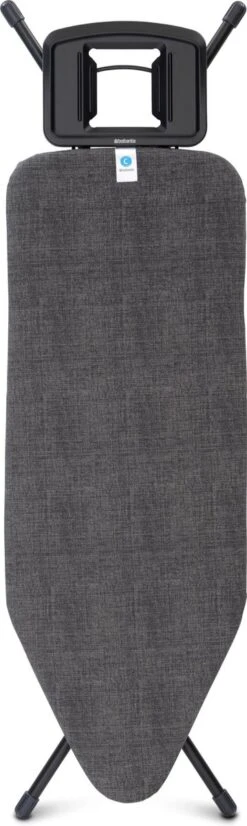 Brabantia Strijkplank C - Met Strijkijzerhouder - 124 X 45 Cm - Denim Black