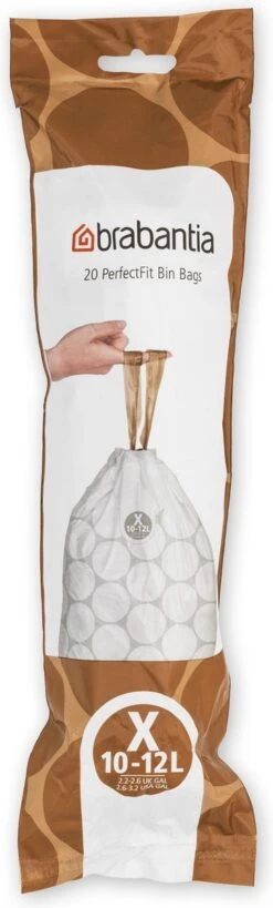Brabantia PerfectFit Vuilniszakken - 10 - 12 L - Code X - 10 Rollen X 20 Stuks -Brabantia 362x1200 1