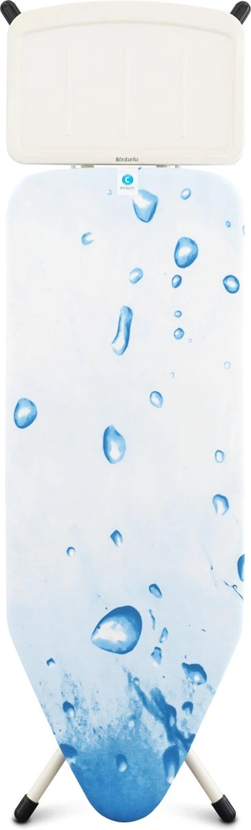 Brabantia Strijkplank C - Met Stoomunithouder - 124 X 45 Cm - Ice Water 3 Brabantia Strijkplank C - Met Stoomunithouder - 124 X 45 Cm - Ice Water