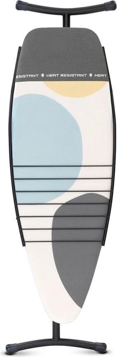 Brabantia Strijkplank D Met Hittebestendige Parkeerplaats - Met Linnenrek - 135 X 45 Cm - Spring Bubbles 3 Brabantia Strijkplank D Met Hittebestendige Parkeerplaats - Met Linnenrek - 135 X 45 Cm - Spring Bubbles