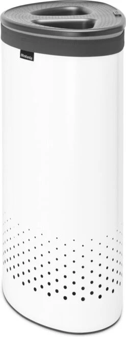 Brabantia Wasmand Met Deksel - 55 L - White / Dark Grey Kunststof Deksel 19 Brabantia Wasmand Met Deksel - 55 L - White / Dark Grey Kunststof Deksel -Brabantia 452x1200 1