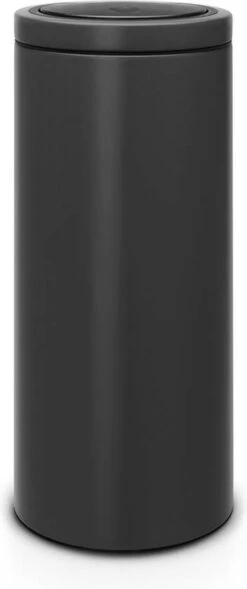 Brabantia Touch Bin Flat Top 30L - Infinite Grey - Met Speciale Structuurlak - Special Edition