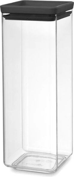 Brabantia Tasty+ Voorraadpot Stapelbaar - 2,5 L - Dark Grey