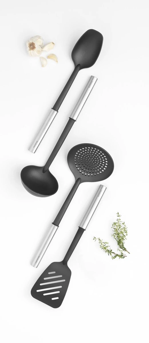 Brabantia Profile Keukengerei - 4-delig - Anti-aanbak - RVS 4 Brabantia Profile Keukengerei - 4-delig - Anti-aanbak - RVS - Afbeelding 2