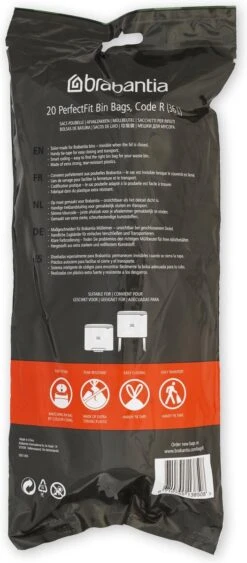 Brabantia PerfectFit Vuilniszakken - 36 L - Code R - 6 Rollen X 20 Stuks -Brabantia 526x1200 1