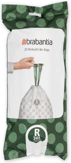 Brabantia PerfectFit Vuilniszakken - 36 L - Code R - 6 Rollen X 20 Stuks -Brabantia 526x1200