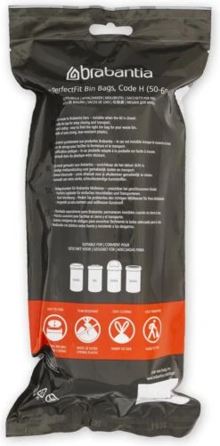 Brabantia PerfectFit Vuilniszakken - 50 - 60 L - Code H - 6 Rollen X 20 Stuks -Brabantia 592x1200 2