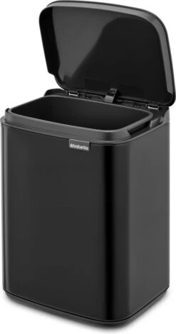 Brabantia Bo Prullenbak - 4 L - Matt Black -Brabantia 634x1200 1
