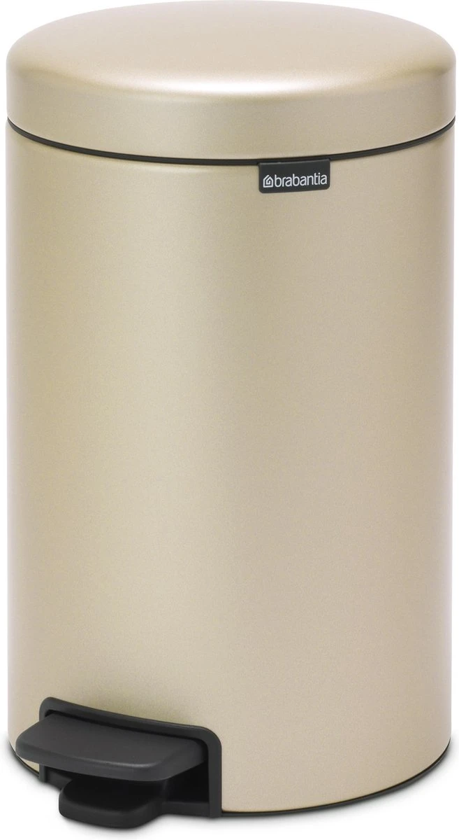 Brabantia NewIcon Prullenbak - 12 L - Metallic Gold 9 Brabantia NewIcon Prullenbak - 12 L - Metallic Gold - Afbeelding 7