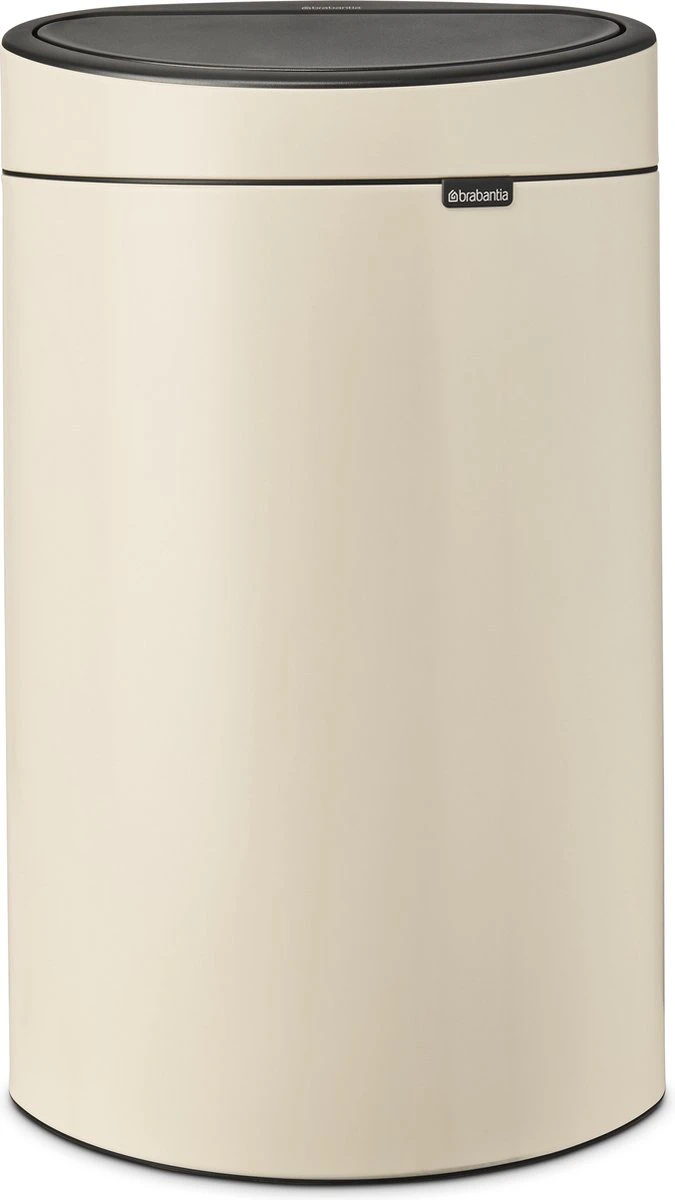 Brabantia Touch Bin Prullenbak - 40 L - Soft Beige 3 Brabantia Touch Bin Prullenbak - 40 L - Soft Beige